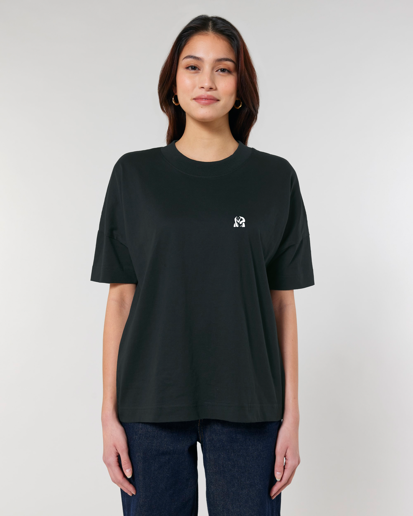 T-shirt épais oversized unisexe en coton bio - Kilimandjaro