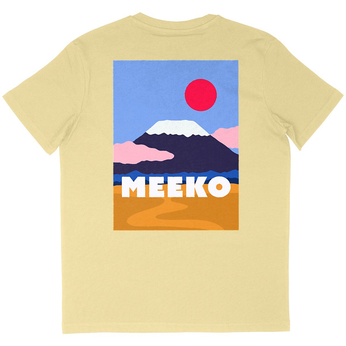 T-shirt épais oversized en coton bio - Kilimandjaro