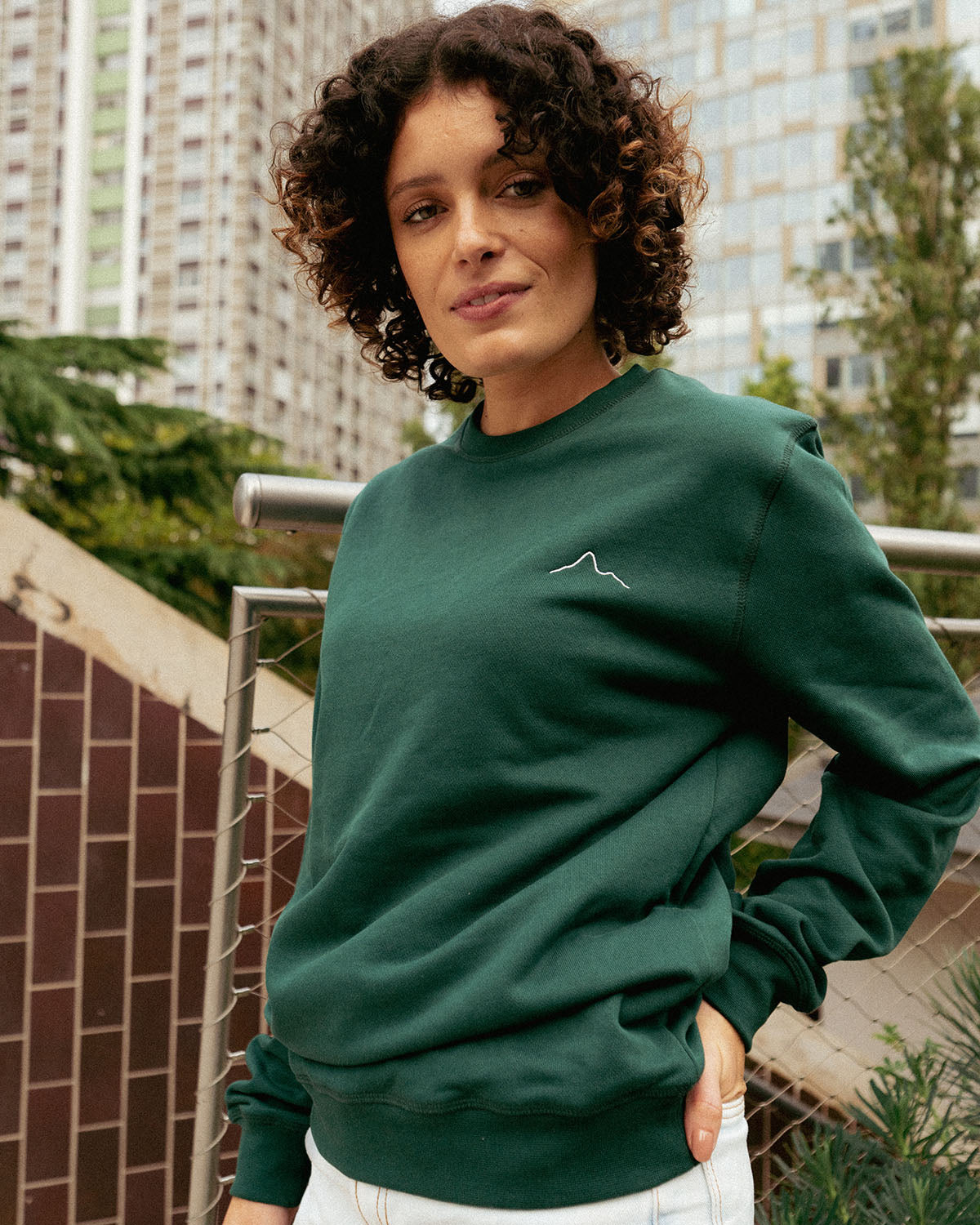Sweatshirt Montanita Vert Emeraude - Sweatshirt - Perus
